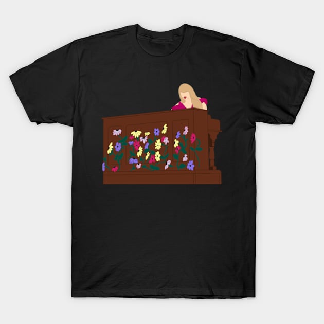 Eras Surprise Song Piano + Pink Dress T-Shirt by NahNahHeyJudy